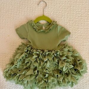 H&M Ruffle Trimmed Jersey Dress